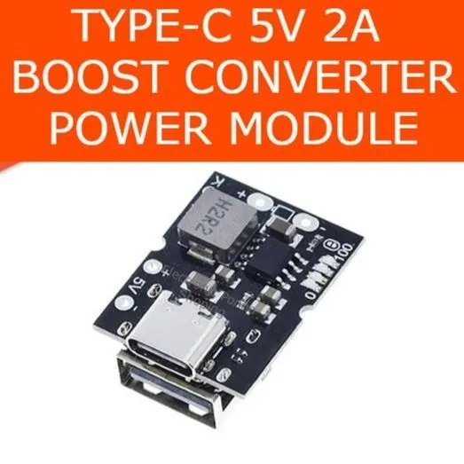 Power Bank Circuit Module Type-C USB 5V 2A Boost Converter Step-Up Power Module