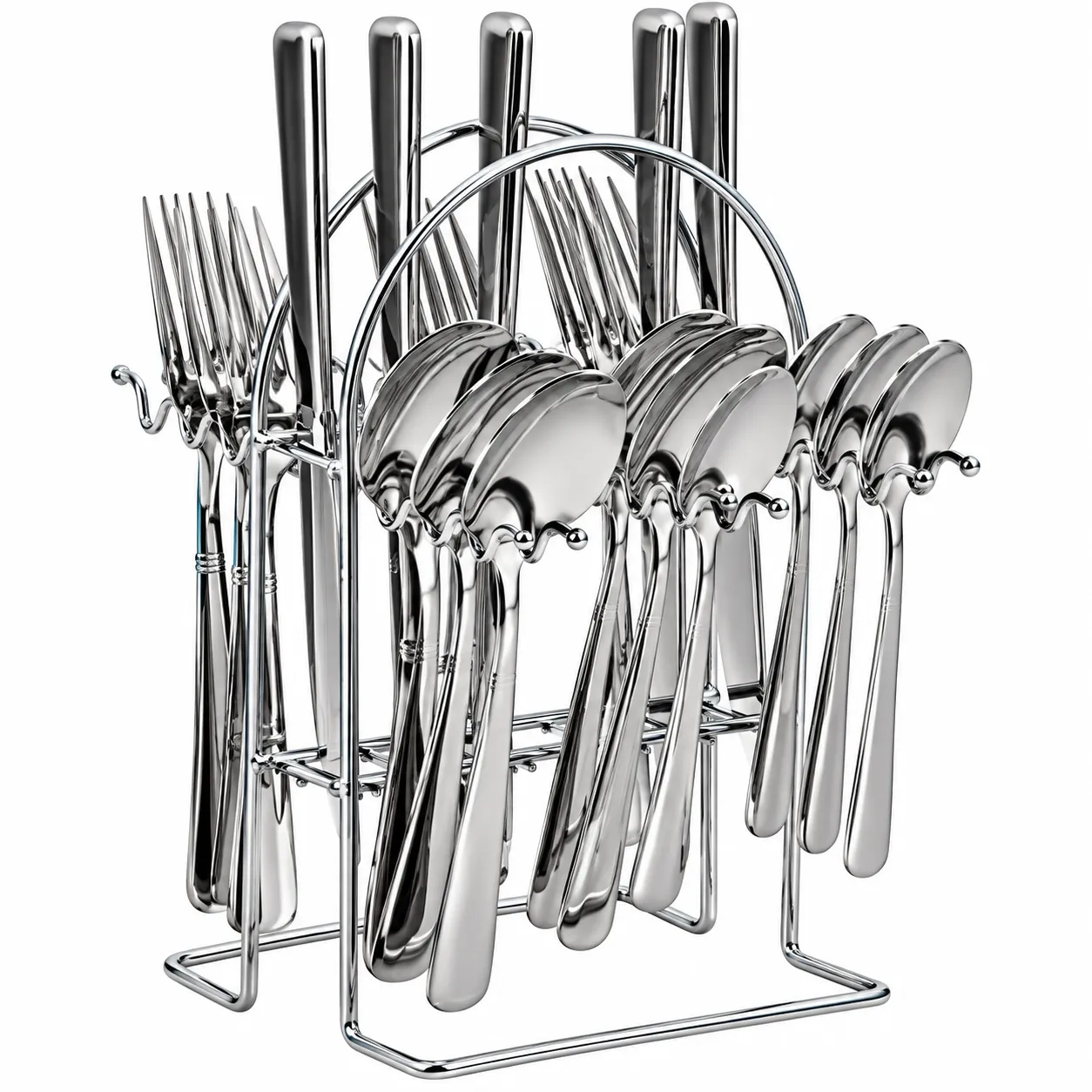 Stainless Steel 24 Pcs Cutlery Set