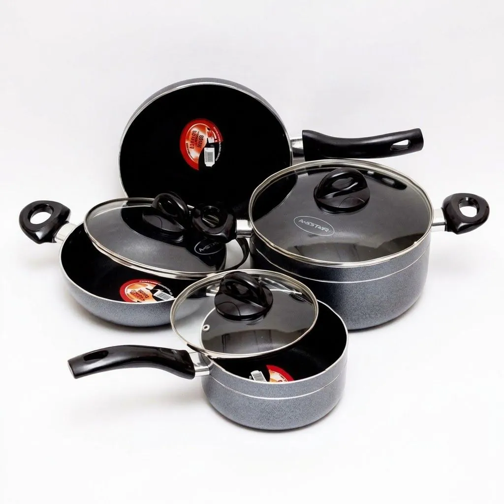 Kiam Non Stick 7 Pcs Cookware Set
