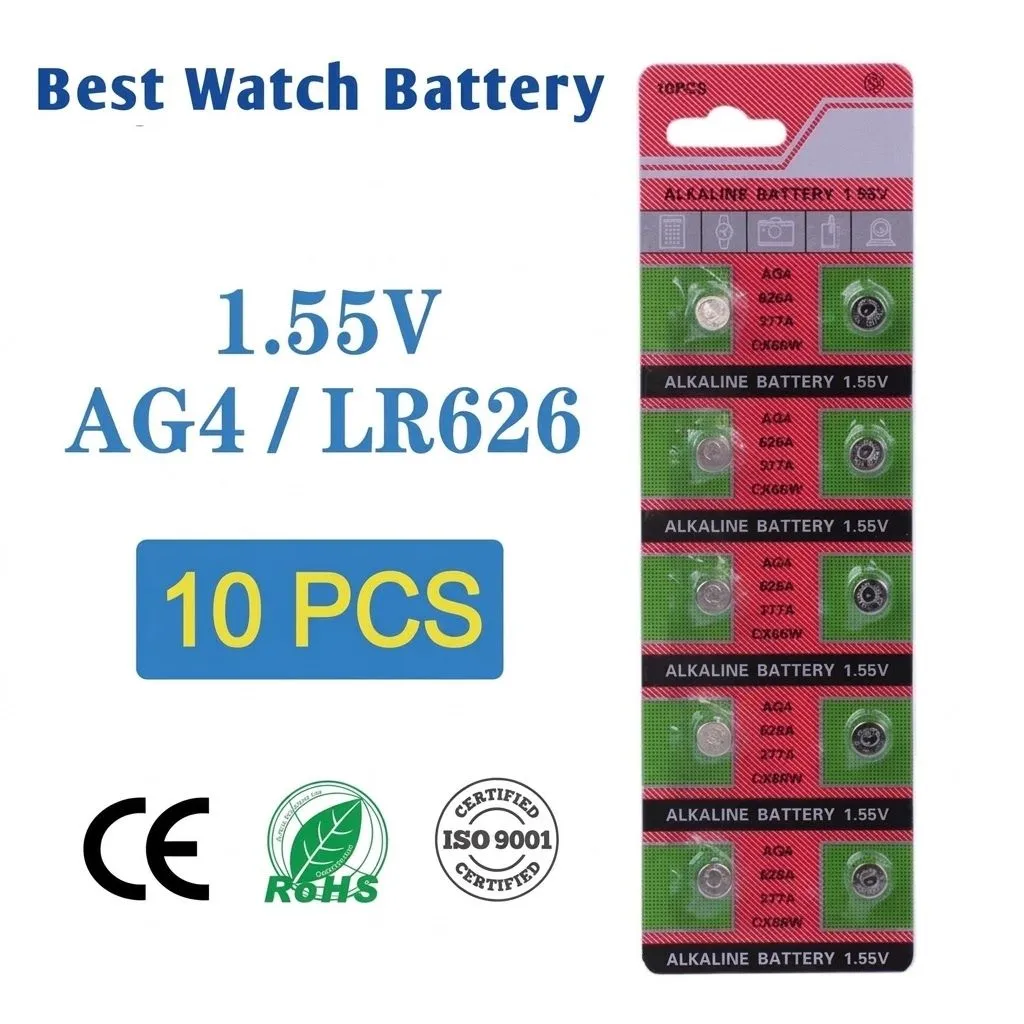 Premium Max Super Watch Battery 10 PCS gives a handy supply of replacement batteries for compatible watches. Check the battery size for fit.