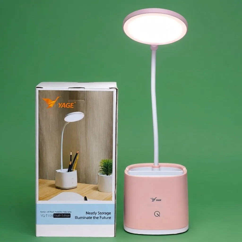 YAGE Rechargeable Pink Color Table Lamp