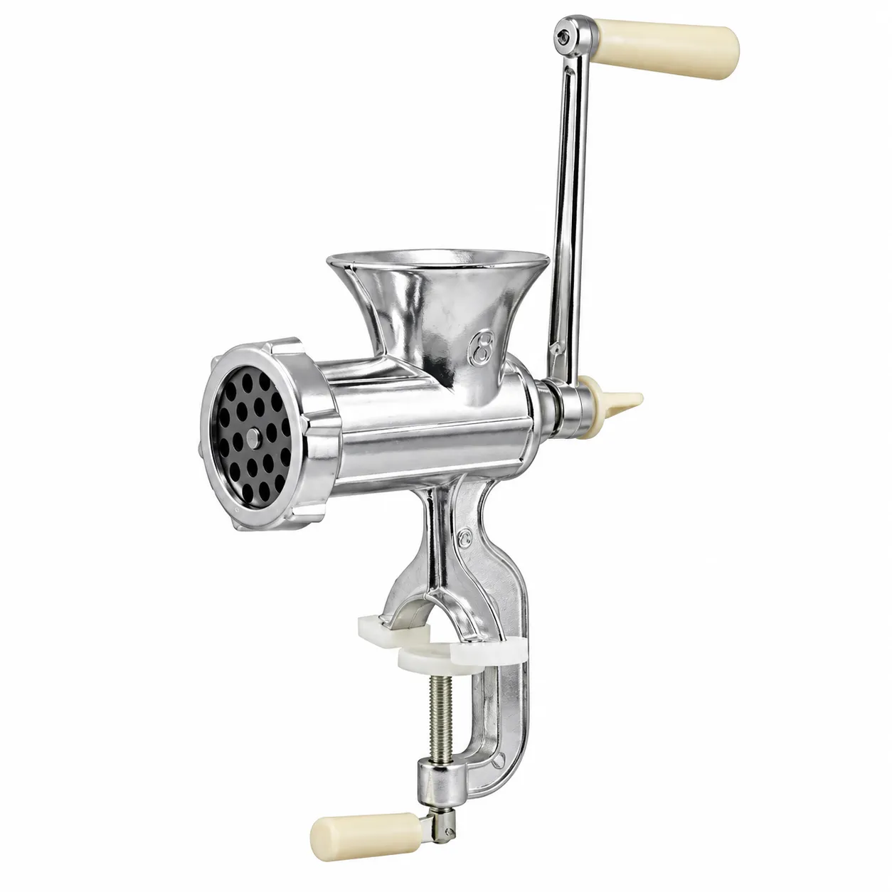 Manual Multi functional Meat Mincer - Silver