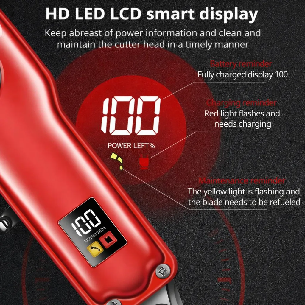 Kemei KM-026 Metal Engraving Hair Clipper