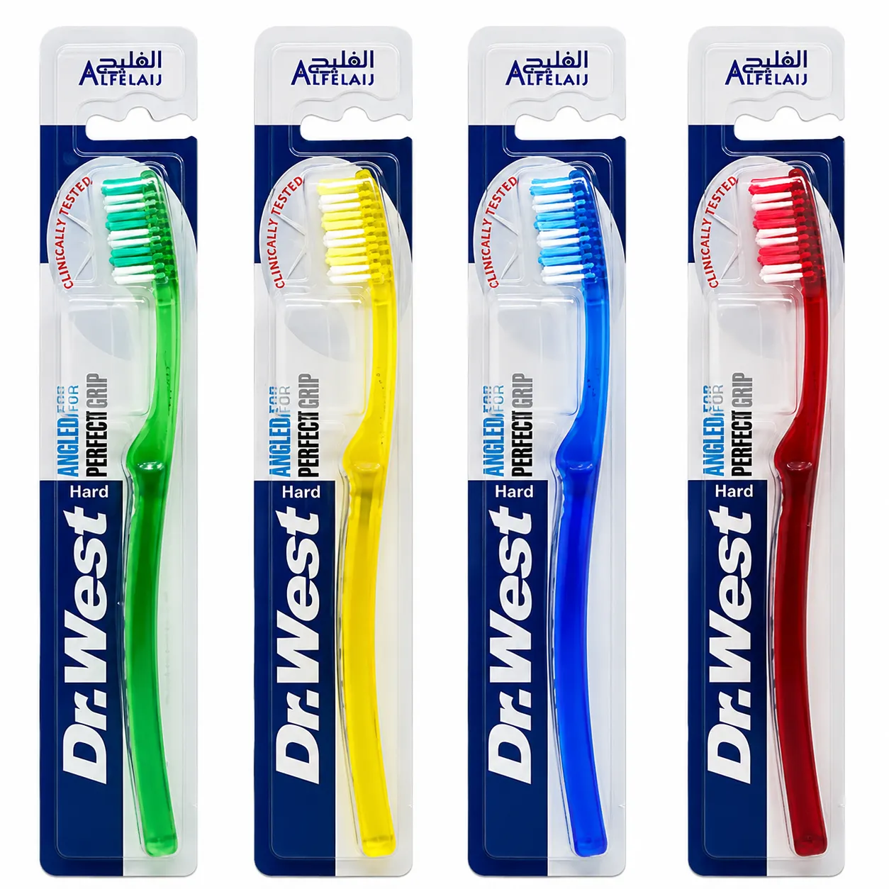 DR.WEST Hard for Perfect Grip Toothbrush 1pc