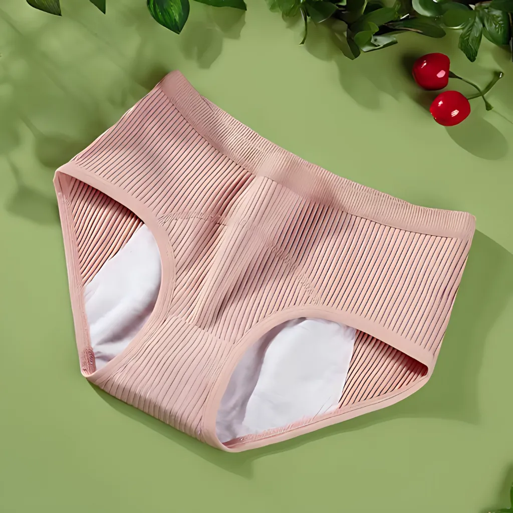 Women's Cotton Satin Seamless Panty - Pink