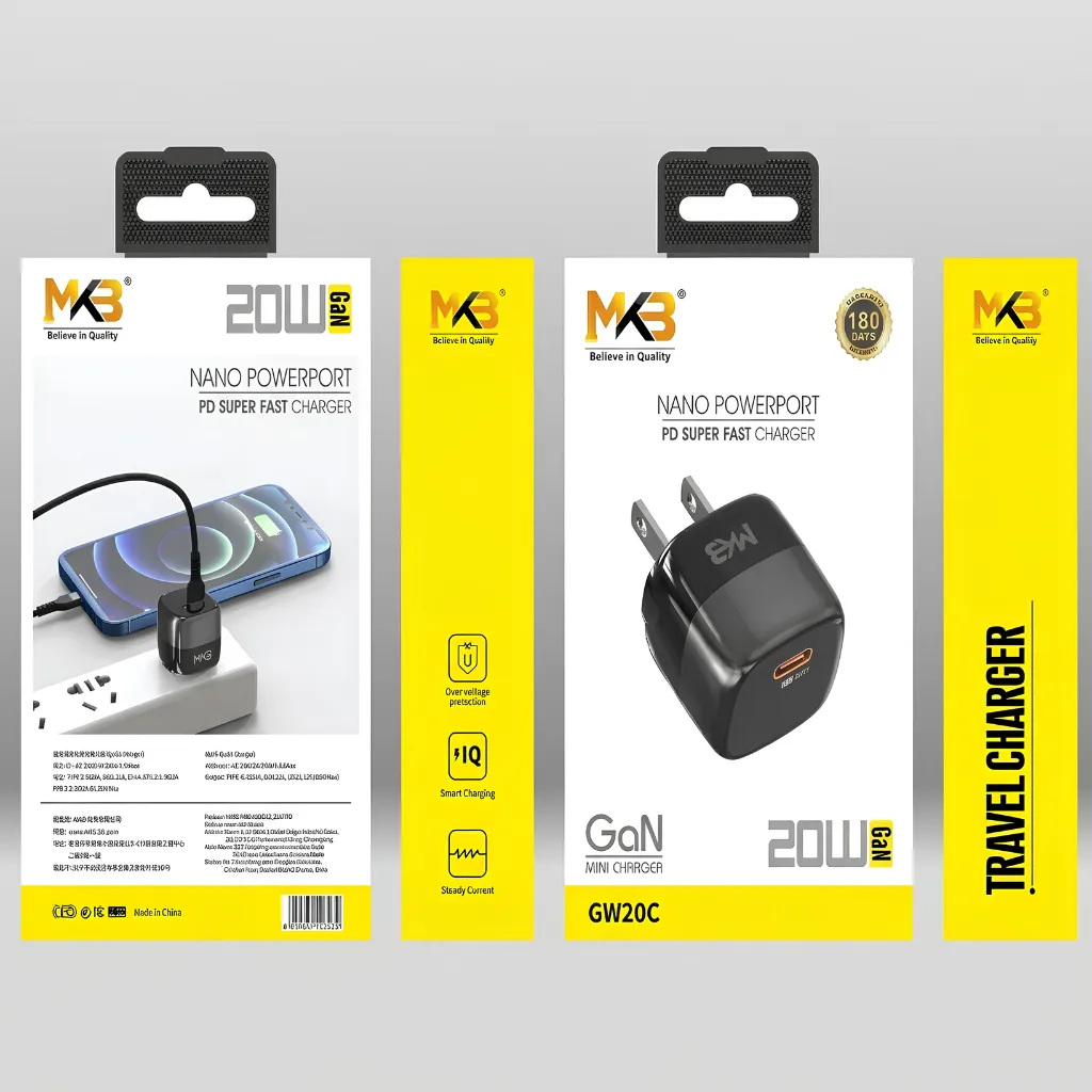 MKB GW20C 20W GaN Quick charger Adapter