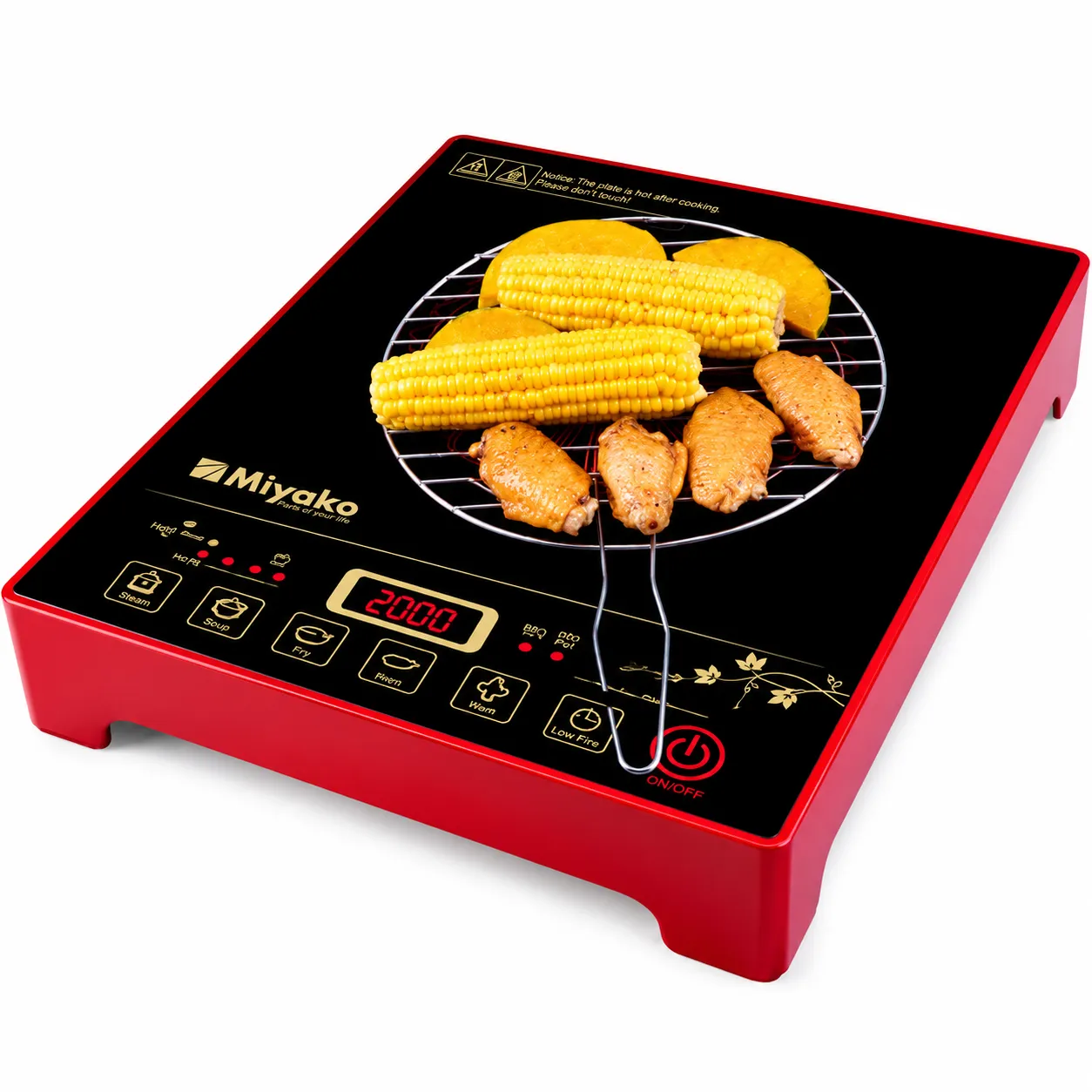 Miyako Infrared cooker Black ATC-20E3