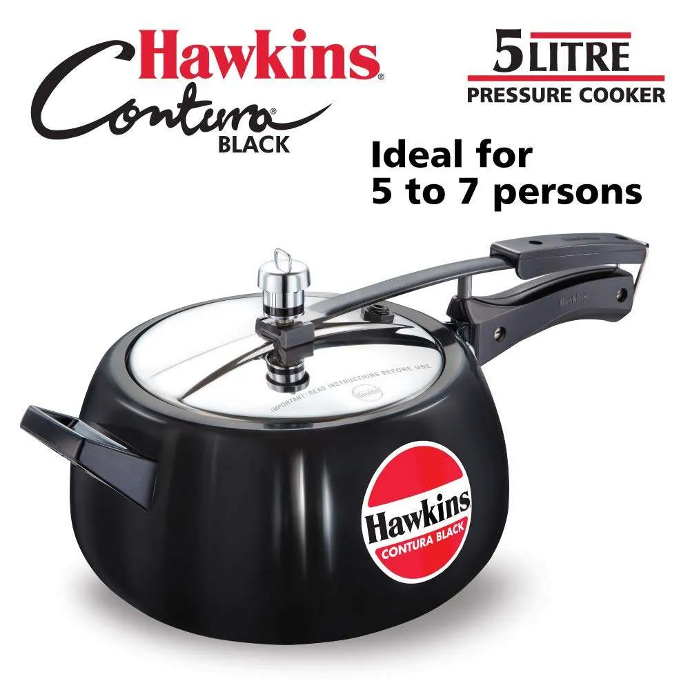 Hawkins Contura Pressur cooker 5L Black