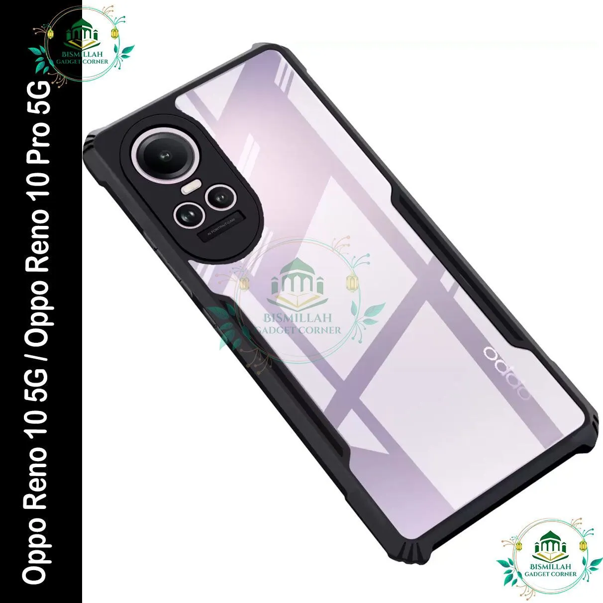  Original Xundd Back Cover for Oppo Reno 10 5G / Oppo Reno 10 Pro 5G Transparent Hybrid Hard Back Bumper