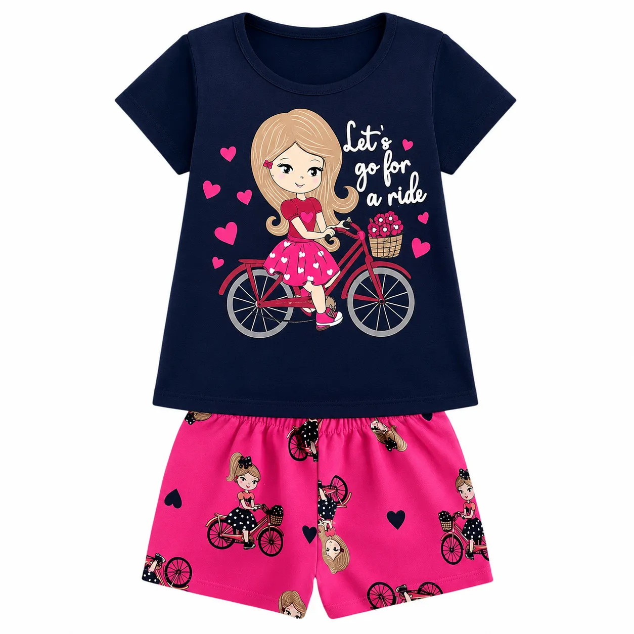 Kids Ladies T Shirt & Pant Set