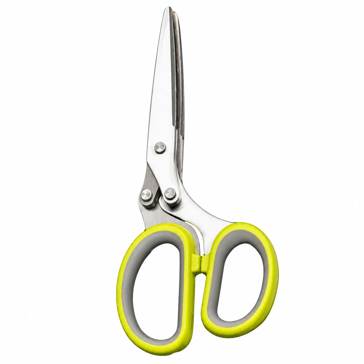 5 Layers Multi-functional Kitchen Knives Scissors - Green