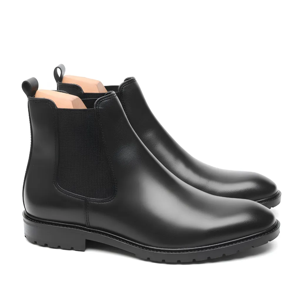 Original Leather Classic Chelsea Boots - Black