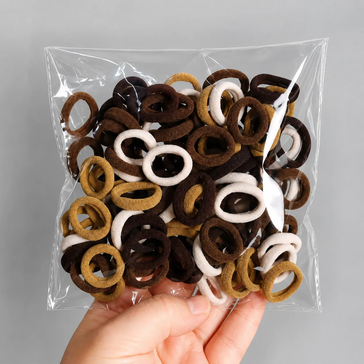 black bold towel ring high elastic hair band women's hair rope rubber band hair band