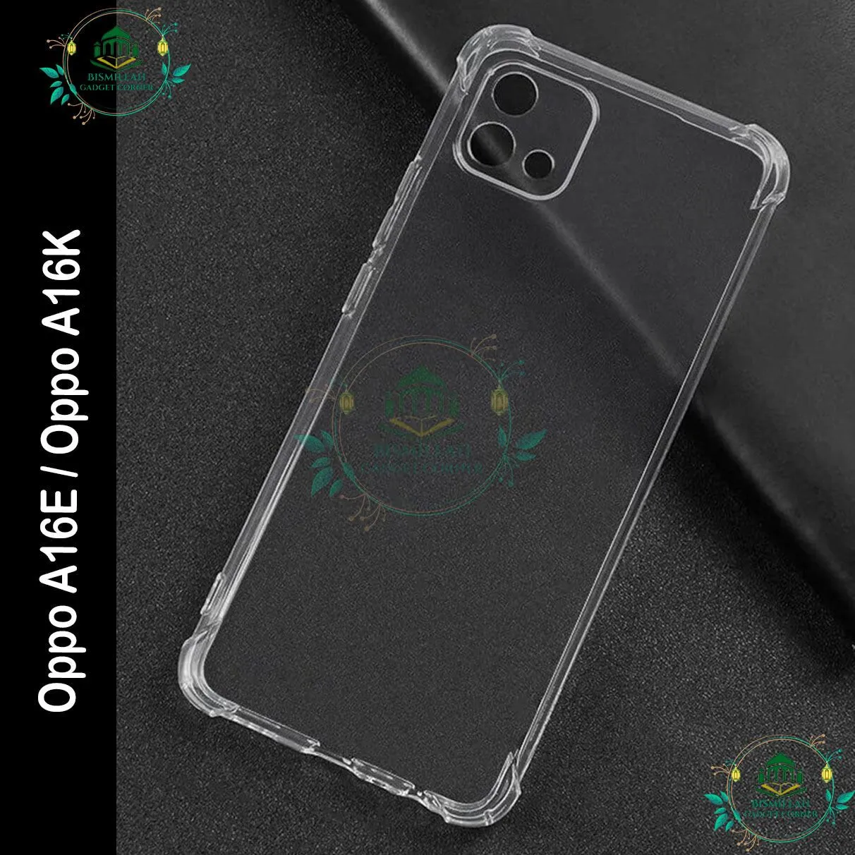 Oppo A16EA16K Luxury transparent Protect Back Cover Soft Case