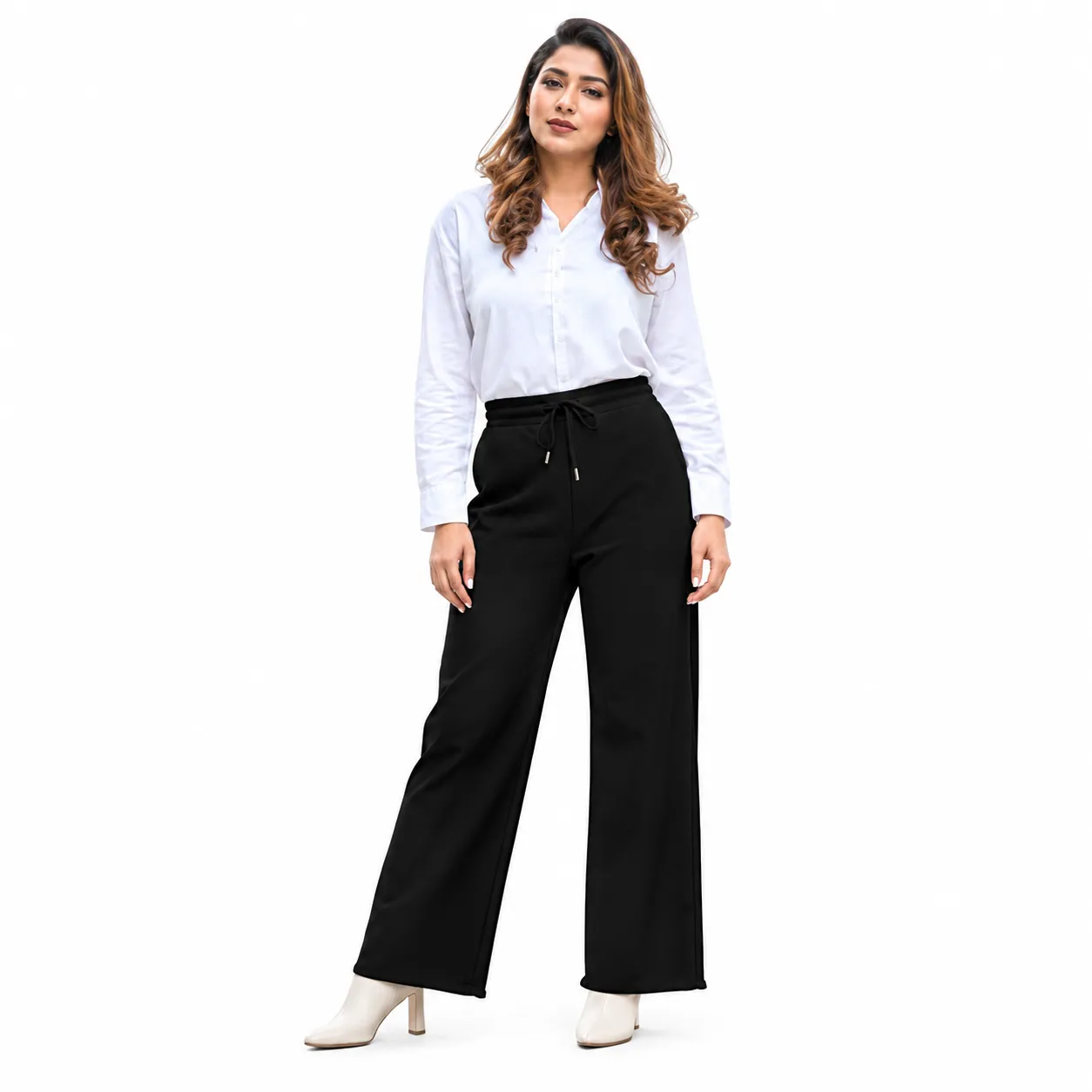 Women’s Black Denim Jeans Palazzo