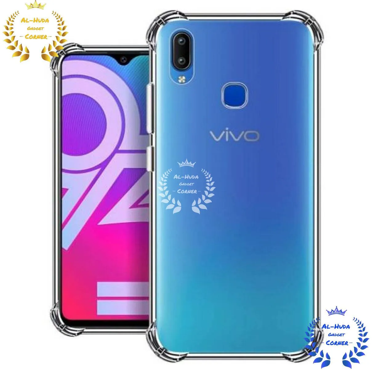 Shockproof & Transparent Crystal Clear Back Cover Case Matte Protective Lens Flexible Back Cover for Vivo v11