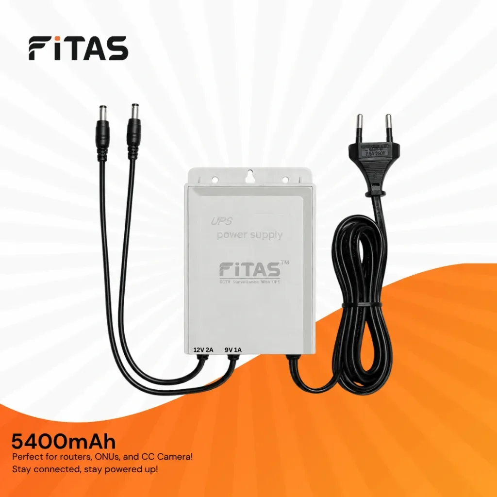 FiTAS TM54 DC Mini UPS For Rauter, Onu