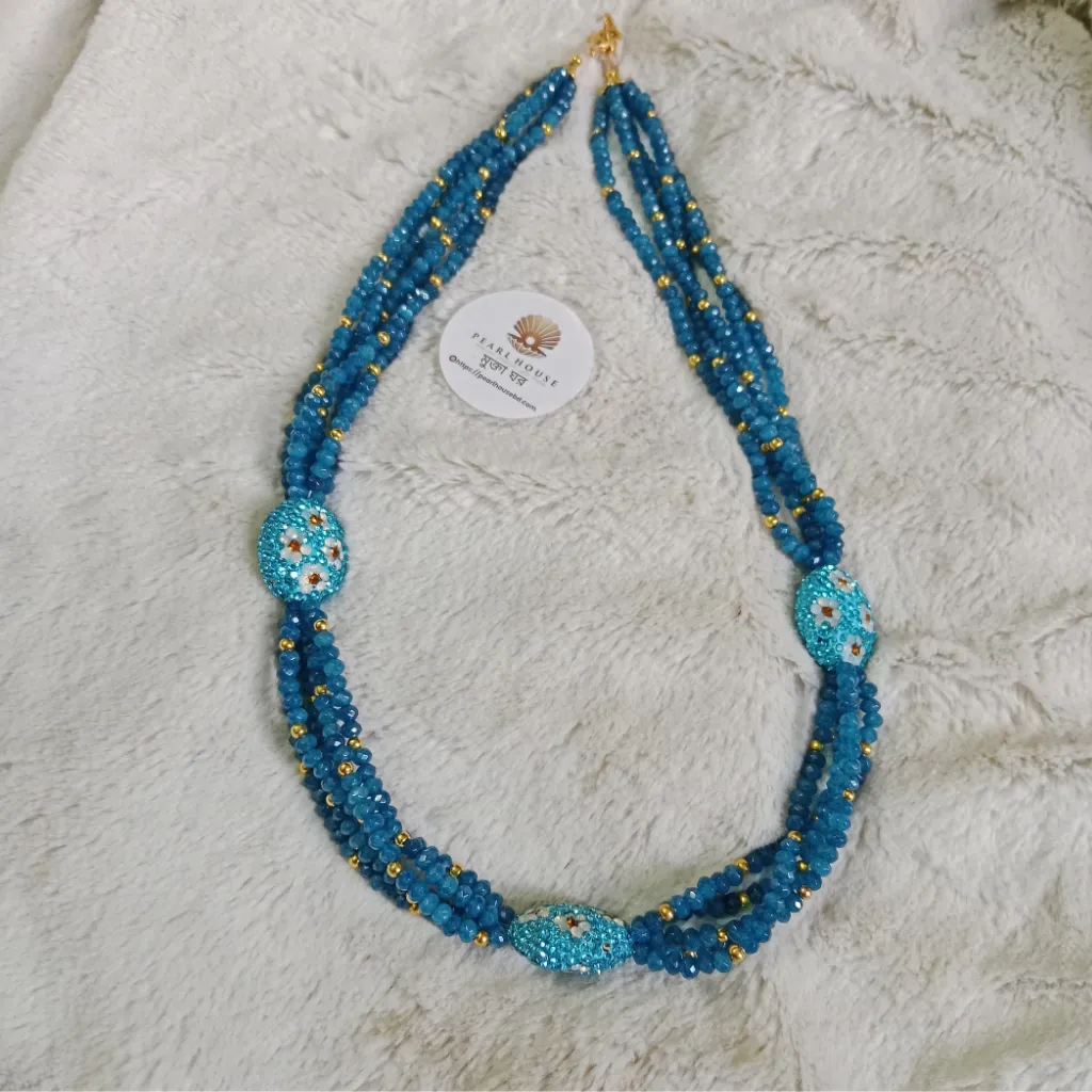Exclusive 5 Layer Original Jharkan Stone Necklace