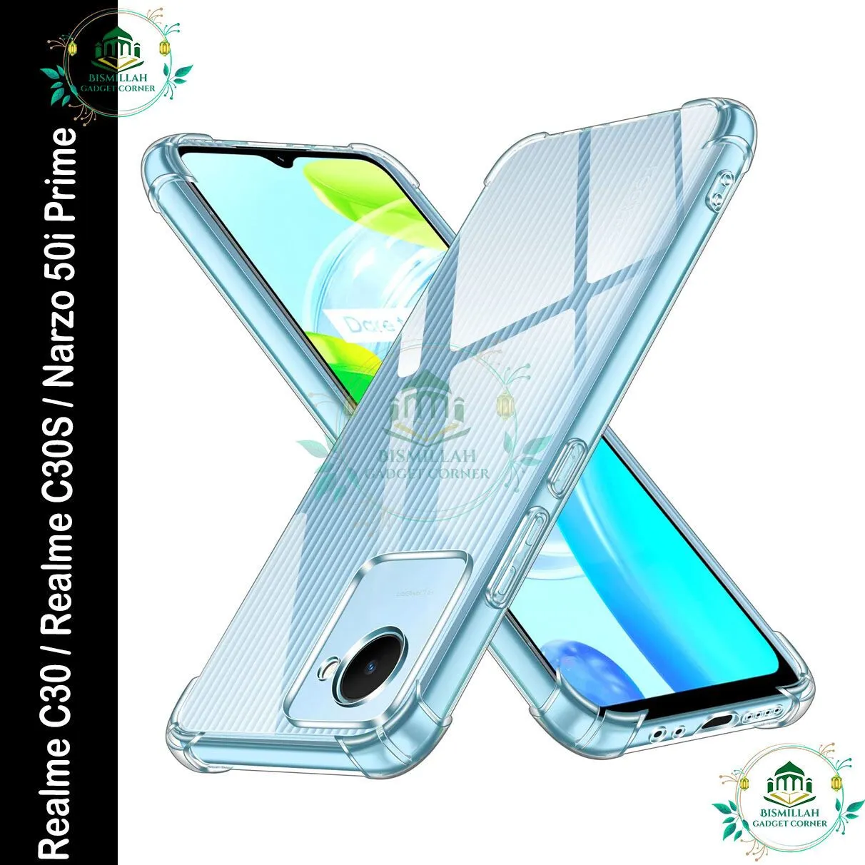 Transparent Back Cover for Realme C30/C30S/Narzo 50i
