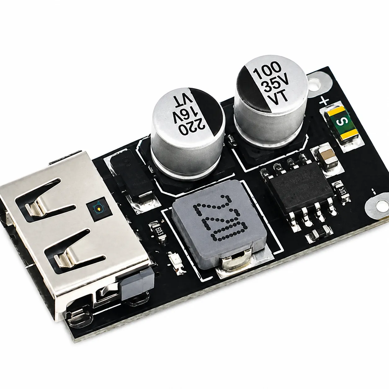 QC3.0 3V 5V 12V USB Fast Charger DC-DC Buck Converter Charging Step Down Module 6-32V