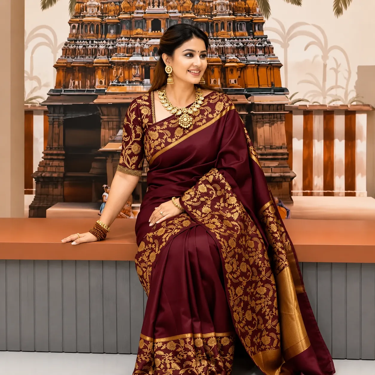 Premium Soft Katan Silk Saree for Women