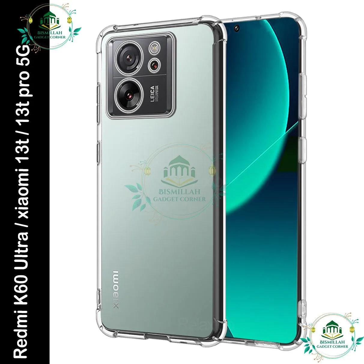 Transparent Back Cover for Xiaomi Redmi K60 Ultra 13T 13T Pro