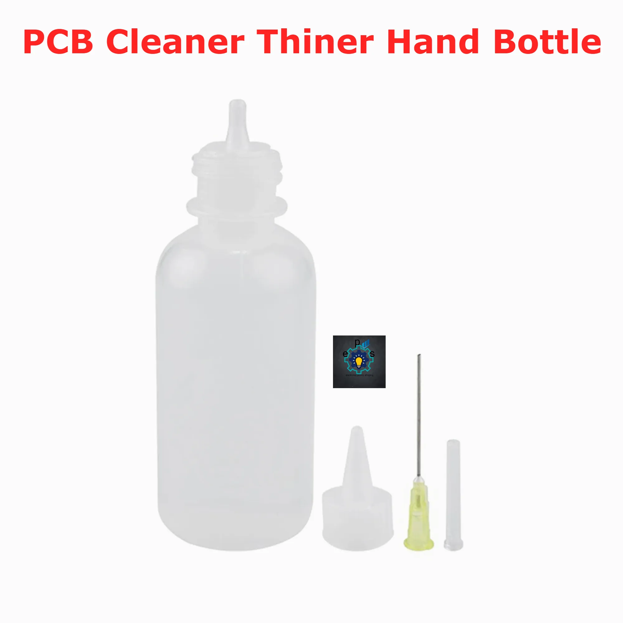 Needle Tip 100ml Fluid Dispenser Plastic Bottle Oil Sprayers Ink Applicator Dropper for Soldering Repair Tools Solvent Flux Liquid PCB Cleaner Thiner Hand Bottle