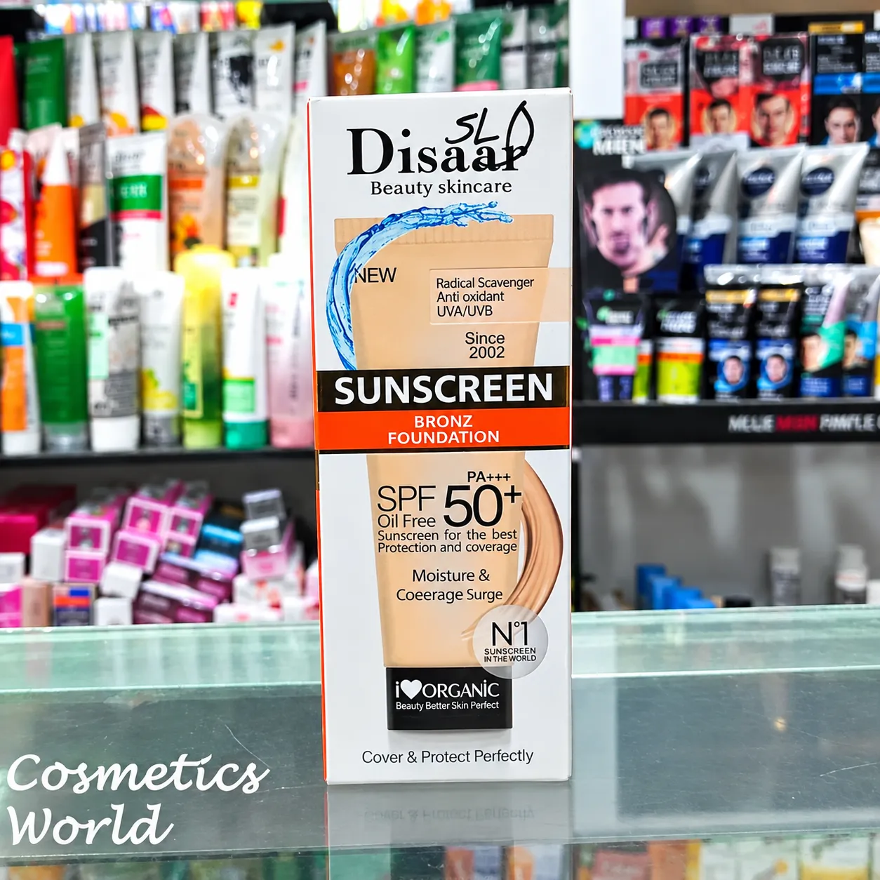 Disaar Oil-Free Sunscreen SPF 50+ PA+++ 40g