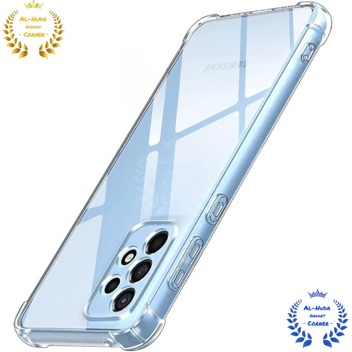 Shockproof & Transparent Crystal Clear Back Cover Case / Matte Protective Lens Flexible Back Cover for Samsung Galaxy A13 4G 