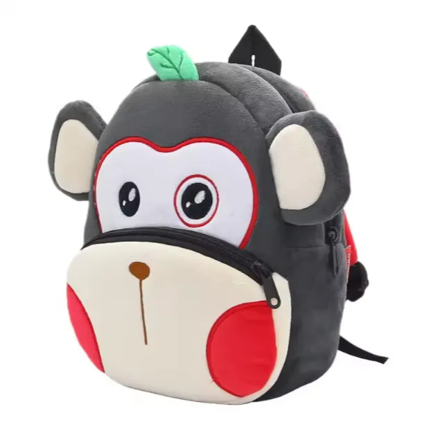 10x11 Inches Toddler Plush Elephant Backpack Cute Baby Backpacks for Boy Girl Mini Backpack Preschool Baby Schoolbag