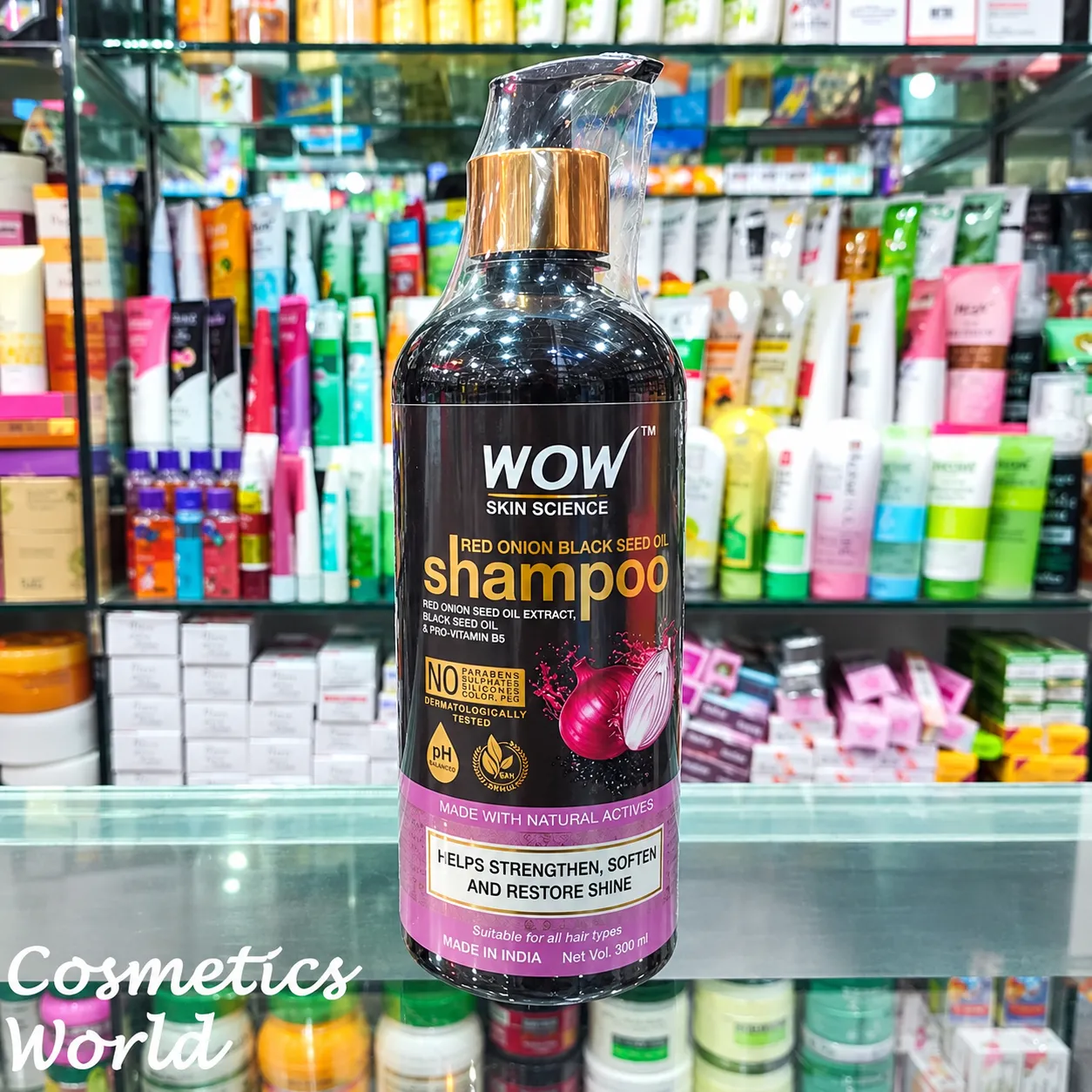 WOW Red Onion Black Seed Oil Shampoo 300ml