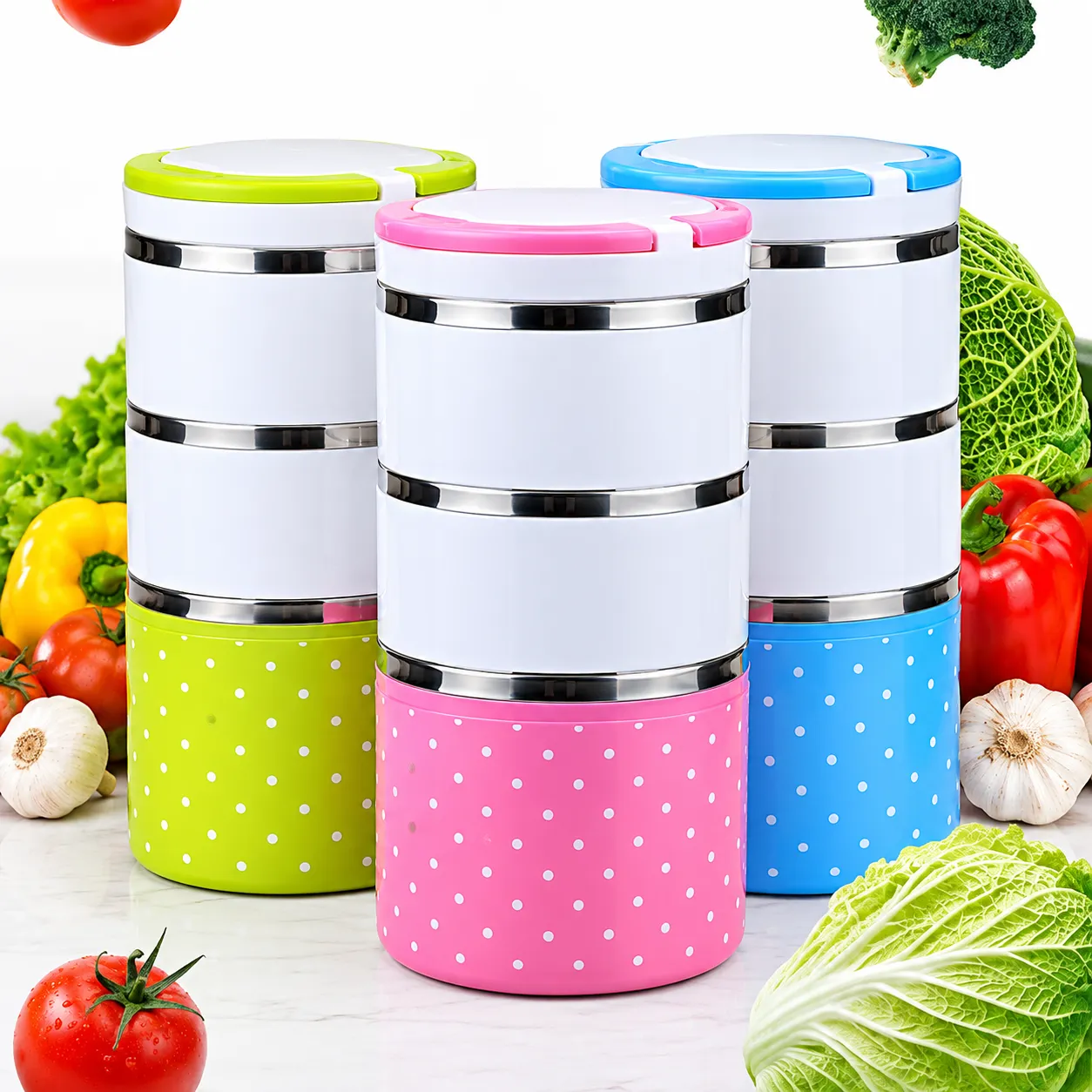 3 Layer Hotpot Lunch Box