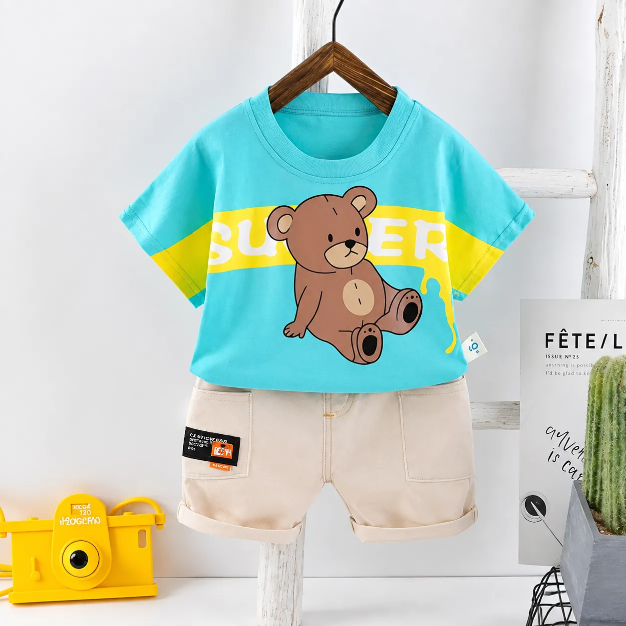 Kids Ladies Long T Shirt & Pant Set