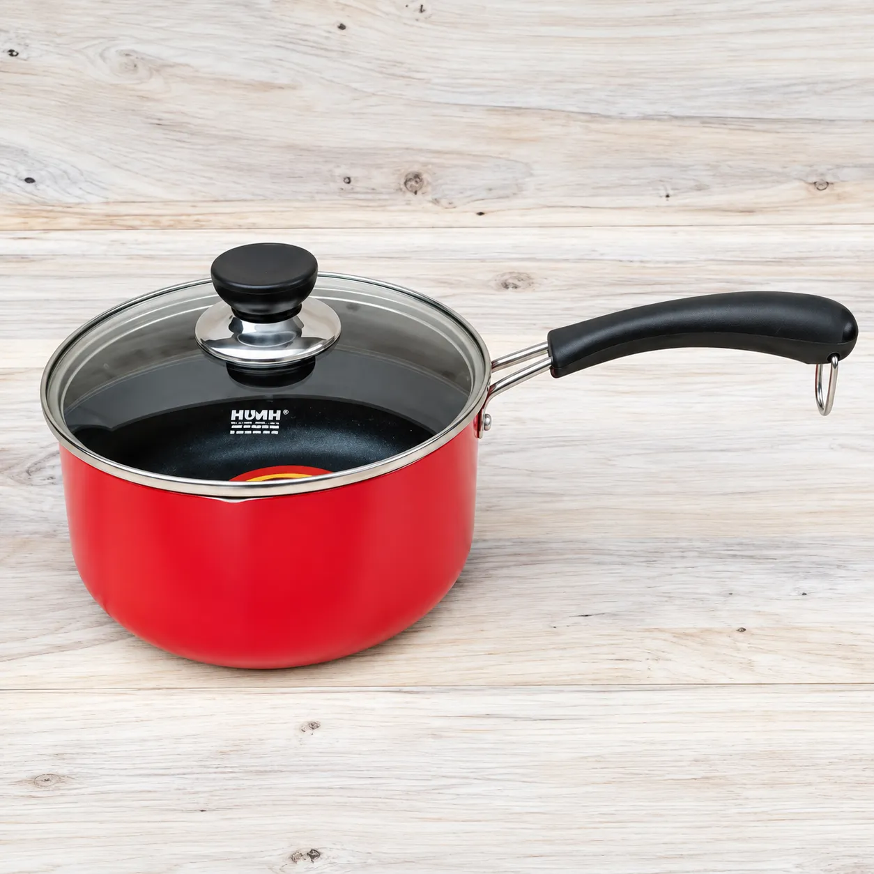 14cm Non-Stick Milk Pan with Glass Lid