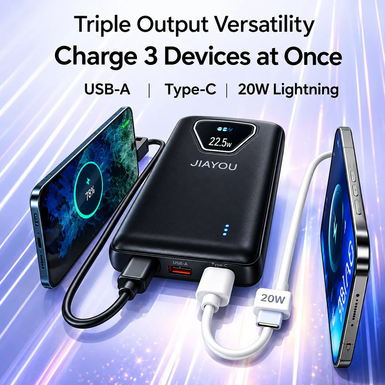 JIAYOU Thunder 8 20000mAh 22.5W Power Bank