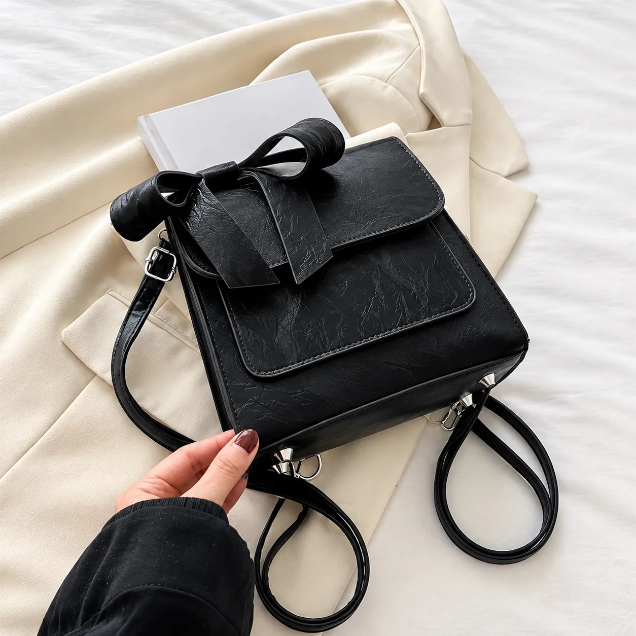 Charm Backpack Bag  for Women