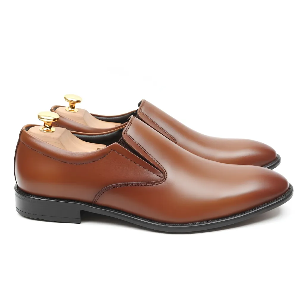 Walkist Original Leather Formal Shoes - Brown