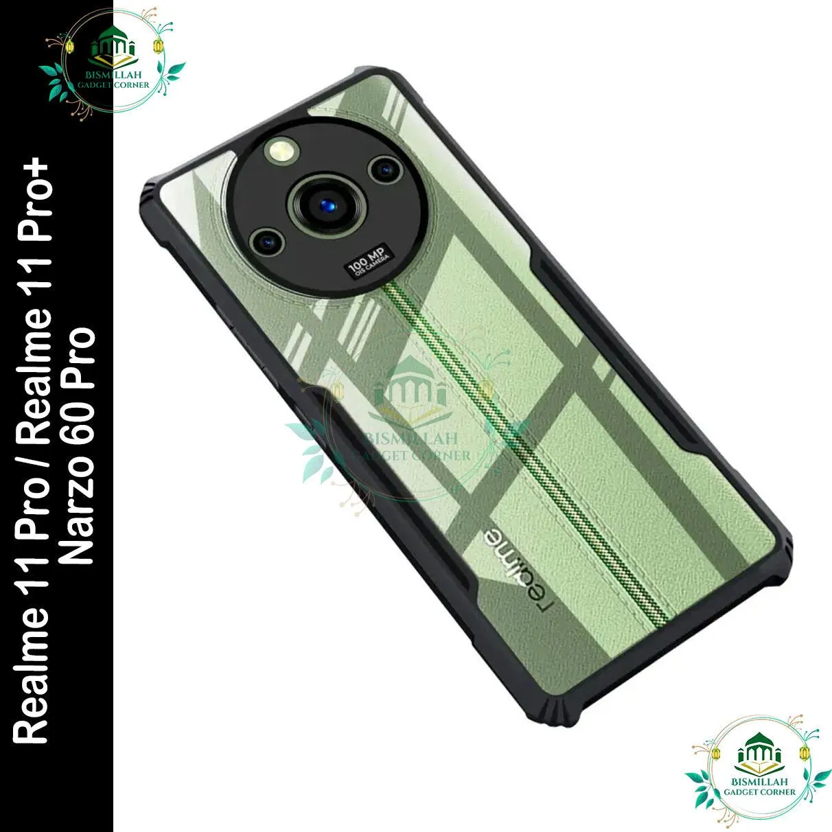 Xundd Back Cover for Realme 11 Pro Realme 11 Pro+ Narzo 60 Pro Transparent Hybrid Hard PC Back Bumper