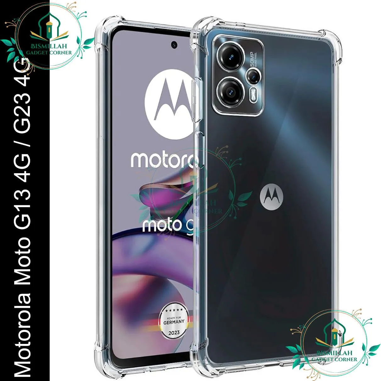 Original Transparent back cover For Motorola Moto G13 4G / Motorola Moto G23 4G Luxury transparent Protect Back Cover Soft Case