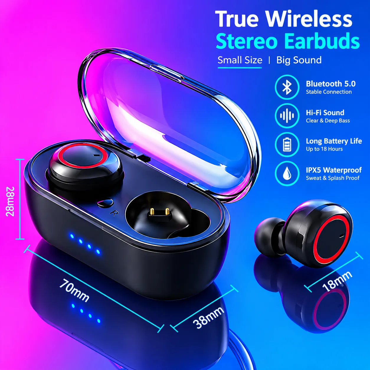 Y50 Wireless Earbuds TWS