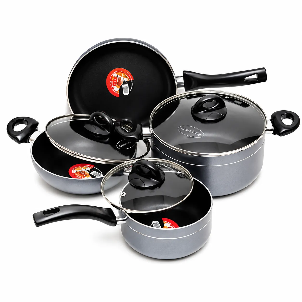 Kiam Non Stick 7 Pcs Cookware Set