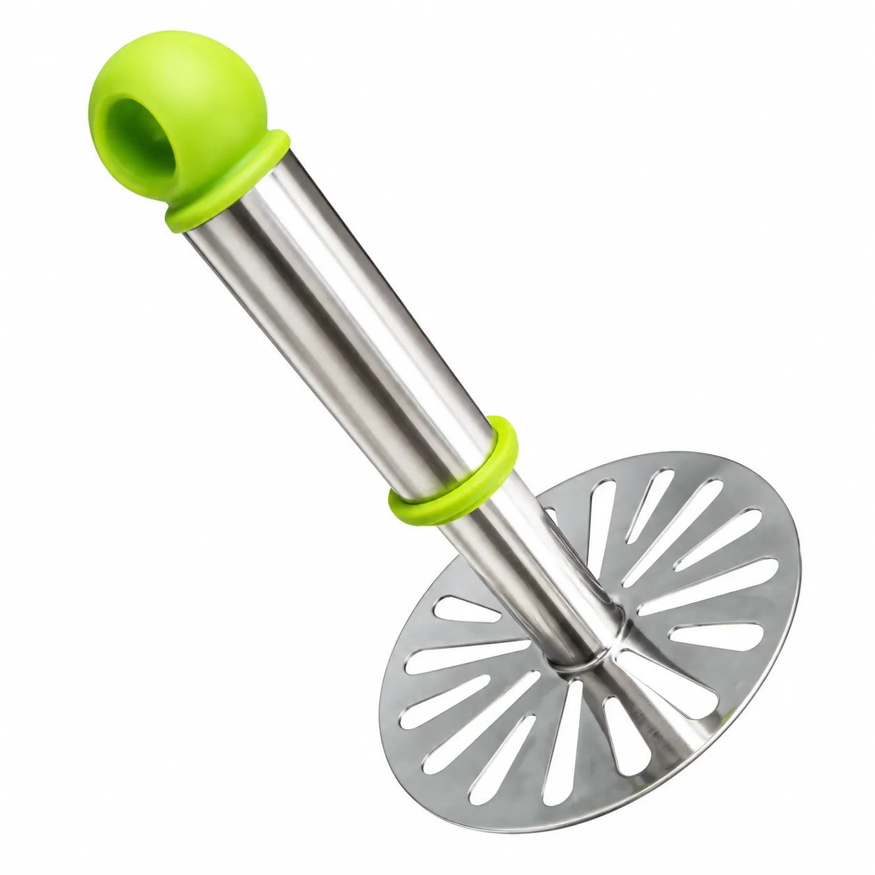 Stainless Steel Potato Masher - Silver