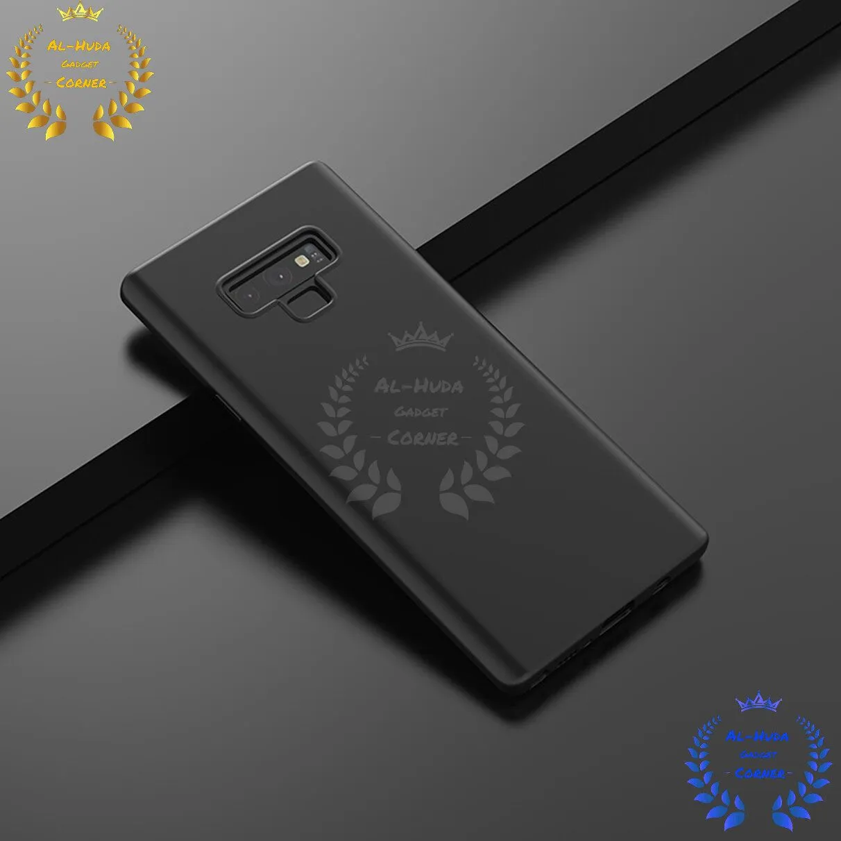 Shockproof & Transparent Crystal Clear Back Cover Case / Matte Protective Lens Flexible Back Cover for Samsung Galaxy Note 9 | Slim Silicone Cover with Soft Lining Shockproof Full Body Bumper Case