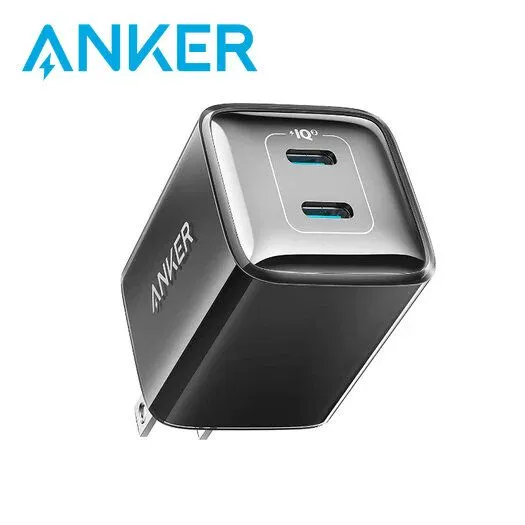 Anker 521 Charger (Nano Pro) Nano Pro 40W PIQ 3.0 Dual Port Compact Fast USB C Charger