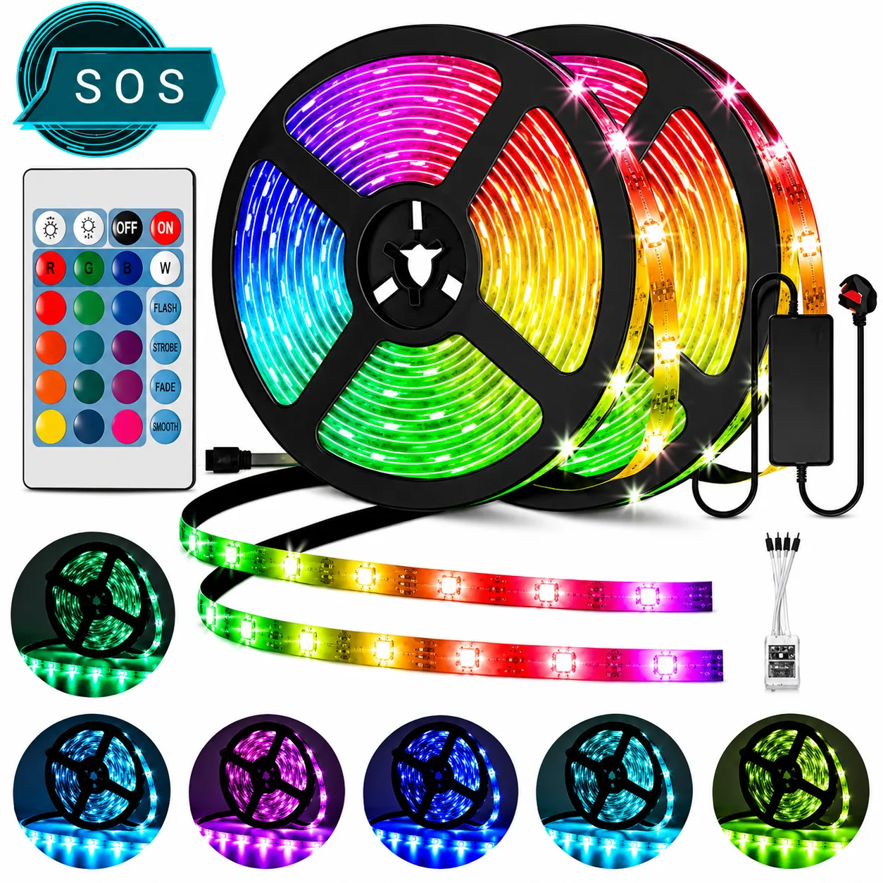 Rgb Strip Light 16 Feet 4 colour 