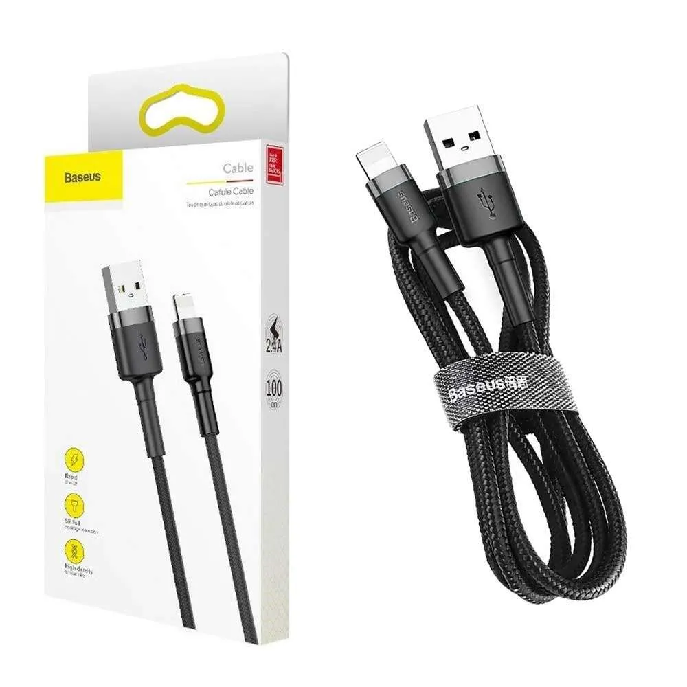 Baseus Cafule USB Type C Cable 3A 1 Meter Nylon Braided Wire