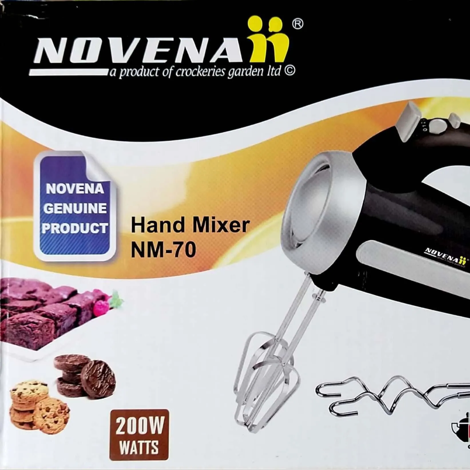 Novena Electric Egg Beater and Hand Mixer NM-70