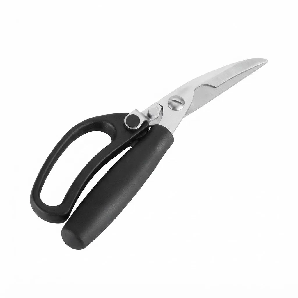 Fish/Chicken Cutting Scissor - Black