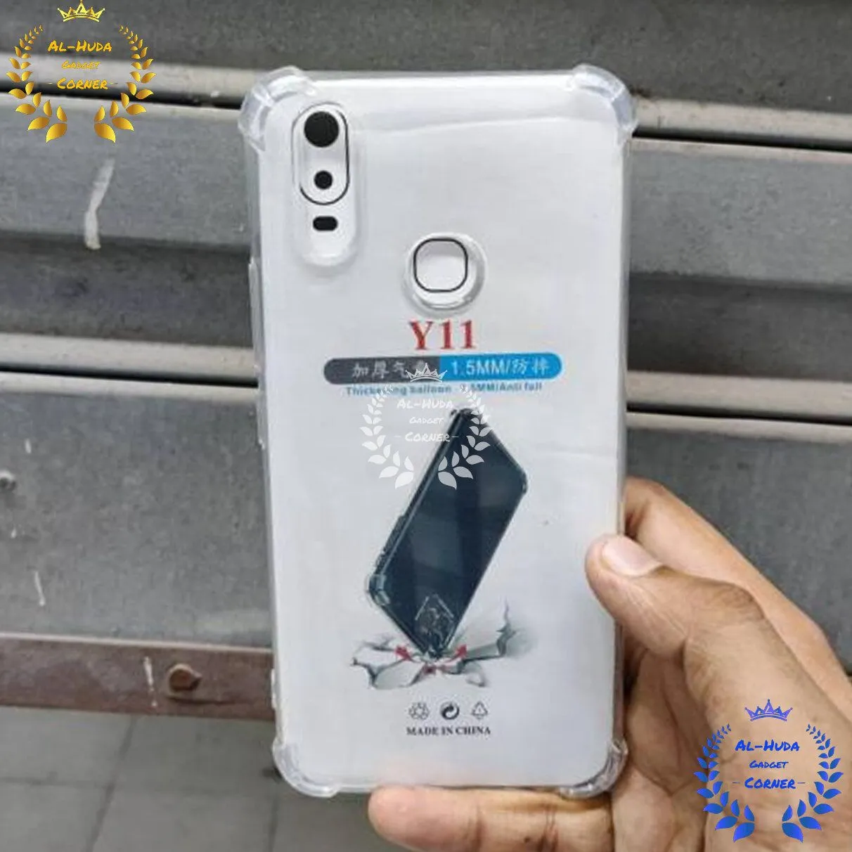 Shockproof & Transparent Crystal Clear Back Cover Case / Matte Protective Lens Flexible Back Cover for  VIVO Y11 / VIVO Y12 / VIVO Y15 / VIVO Y17 | Slim Silicone Cover with Soft Lining Shockproof Full Body Bumper Case	