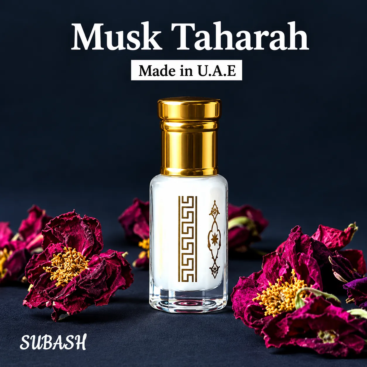 Musk Taharah - Made In U.A.E Premium Arabian Attar for Men & Women 12ML